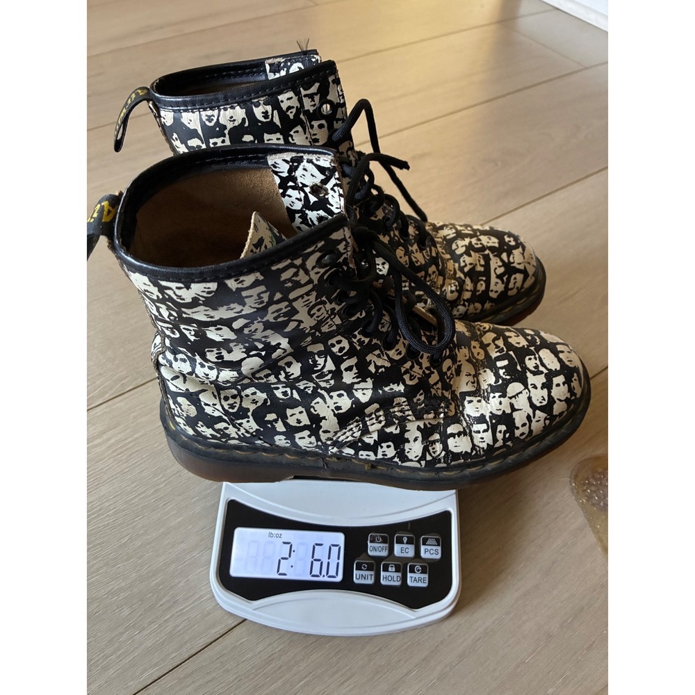 DR MARTENS ANDY WARHOL FACES 5 EYE BOOT - Picture 9 of 9